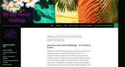 Desktop Screenshot of mygayhawaiiweddings.com