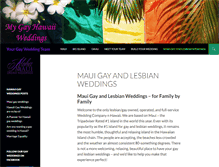 Tablet Screenshot of mygayhawaiiweddings.com